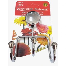 Resim Concorde 3 Lü Krom Askılık 