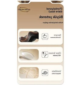 Resim Maoyaya Erkek/kadın Dört Mevsim Motosiklet Kaskı, Elektrikli Beyaz-siyah Beyaz - Siyah 