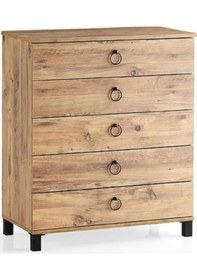 Resim Ekonomik Geniş 5 Çekmeceli Şifonyer 85X45X95Cm (487458655) 