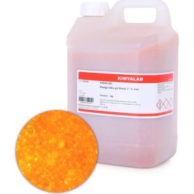 Resim Kimya Lab Silikajel Turuncu Nem Alıcı 4 Kg - Küf Önleyici Indikatörlü 