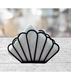 Resim Storemax Peçetelik Taç Mat Siyah 