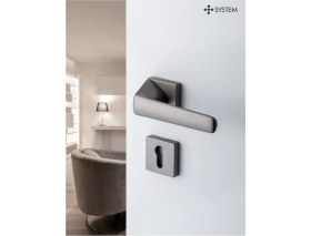 Resim System Concordia Rozetli Kapı Kolu Antik Renk Wc 