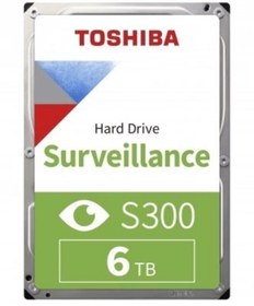 Resim Toshiba 6tb 5400rpm S300 Pro Sata3 256mb 7/24 Hdwt860uzsva 
