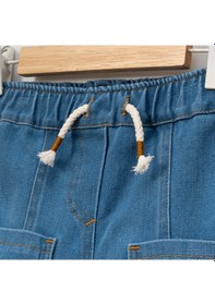 Resim Erkek Çocuk 1-4 Yaş Kot Pantolon Açık Mavi 