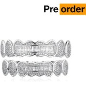 Resim RICH DIAMOND BAGUETTE LINE GRILLZ(Special Order•High Quality) 