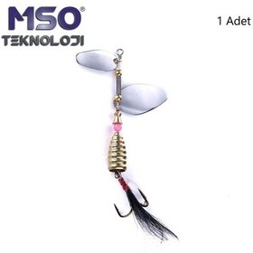 Resim MSO VIP Kalite Paslanmaz Çelik 10.5CM 16.2Gr Döner Kaşık Olta Mepps 