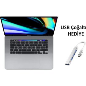 Resim Apple MacBook Pro A2141 I7-9750H 16 Ram 500 SSD Amd Radeon Pro 5300M 4 GB Uzay Grisi 16" Macos- İkinci EL 
