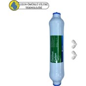 Resim Fluxtek Kapalı Kasa Su Arıtma Cihazlarına Sertifikalı Şeffaf 2.aşama Gac Karbon Kokonat Filtre 