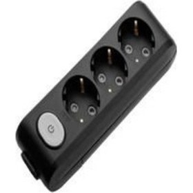 Resim Viko 3 Lü Anahtarlı Kablosuz Klemensli Priz Siyah-90137300 