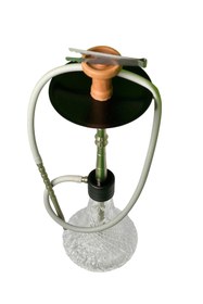 Resim FYZSHOPPING Kesme Cam Şişe Kilitli Büyük Boy Nargile Takımı 