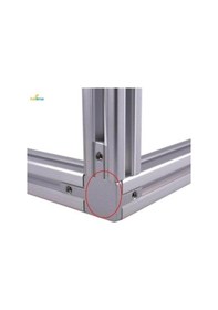 Resim Zcjb Alüminyum T Yuvası Profili L 3 Yollu 90 Derece İç Köşe Bağlantı Bağlantısı 4040 Ab-74916 