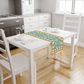 Resim Elephants İnce Keten Runner 140x45cm 