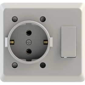 Resim Ne-Ad Marka Anahtarlı Topraklı Priz Sıva Altı 