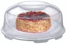 Resim Kek Fanusu & Pasta Fanusu Kilitli Kapaklı Kek Fanusu 7 Litre Krem Krem 