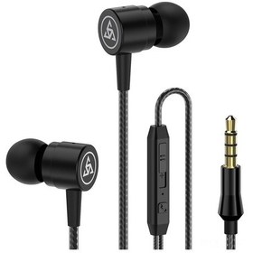 Resim Geeroyoo Ptm D1 Kablolu Kulaklık, 3.5mm Girişli Metal Kulak İçi Model, Mikrofonlu Ve Kontrol Düğmeli Siyah Ptm D1 Kablolu Kulaklık 