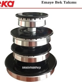 Resim Teka Uyumlu Ankastre Ocak Bek Takımı Emaye Kaplama (Sabaf) - 488872948 