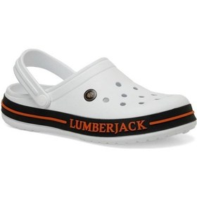 Resim Lumberjack Devon 4fx Beyaz Sabo& Sandalet Anatomik Terlik Beyaz 