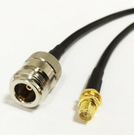 Resim N Dişi - RP Sma Dişi Wireless Wifi Anten Kablosu 9 Metre 