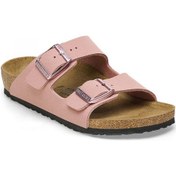 Resim Birkenstock Arizona Bf Çift Toka Pembe Kız Çocuk Terlik Pembe 