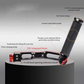 Resim Hermoso Djı Ronin Için Ayarlanabilir Kol Kavrama Katlama L Braketi Chute Kelepçe Dağı (Yurt Dışından) 