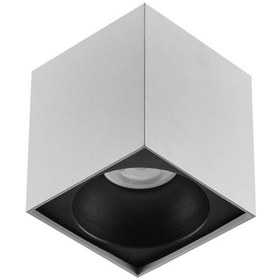 Resim Sıva Üstü Led Spot Kare Beyaz Siyah 5w 