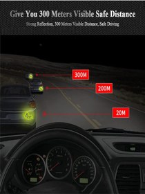 Resim ÖZKAŞ Reflektörlü Arabada Bebek Var! Oto Sticker Yapıştırma 