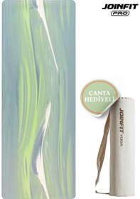 Resim Joinfit Profesyonel Doğal Kauçuk Yoga Matı Desenli 4,5 Mm Yeşil 