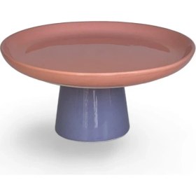 Resim Megg Rengarenk Soft Yavru Ağzı Mor Ayaklı Meyvelik Sunum Kasesi Kek Standı 