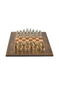 Resim Gifthome Metal Satranç Takımı-seti battal ispanyol parlak Ve Sede 