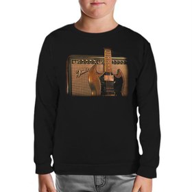 Resim Gitar - Fender 2 Siyah Çocuk Sweatshirt 