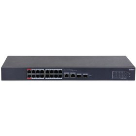 Resim Dahua Cs4218-16et-190, 16port, Megabit, Poe 190w, 2 Port Sfp Gigabit Combo, Cloud Yönetilebilir, Switch 