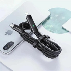 Resim Mcdodo Ca-7120 2in1 60w Typec Apple Uyumlu iPhone Data Şarj Kablosu 1.2m - Siyah 