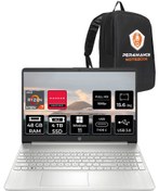 Resim HP 15S-EQ2000NT R7 5700U 48GB RAM 4TB SSD 15.6'' Full HD W11H Dizüstü Bilgisayar & PER4 ÇANTA 