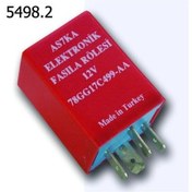Resim UNUVAR 5498-2 Silecek Zamanlama Rölesi Transit Yeni Model Braketsiz 12V 