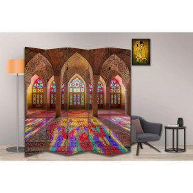 Resim Mimari Temalı Özel Tasarım Paravan Room Divider 180 x 200 cm 