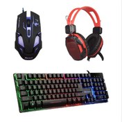 Resim Full Rgb Gaming Set (Klavye - Kulaklık - Mouse) 