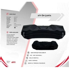 Resim Motoanl Atv Arka ve Ön Kullanılabilir Bagaj Çanta Abs Materyal Özel Dayanıklı Atv Tur Çantası 70 Lt Kilitli 