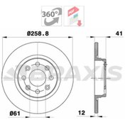 Resim On Fren Aynası (dıskı)dacıa Logan 04>sandero 08>twıngo I, Iı Smart Fortwo 1.0 1.2 1.4 1.5dcı 1.6 (ab TYC00709638730 