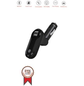 Resim Torima G8 Pd Şarj Özellikli Dijital Göstergeli Bluetooth Fm Transmitter Siyah 
