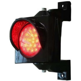 Resim Hayat Trafik Ledli Tekli Sinyal Verici, Trafik Lambası 100 mm 