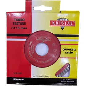 Resim kölner kristal süper ince elmas Granit Fayans Seramik Kesici ultura çapaksız kesim profesyonel 115×1.2mm 
