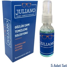 Resim Juliano 5 Adet Gözlük Temizleme Antistatik Solusyon Sprey Set 