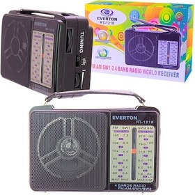 Resim Everton Rt-1218 Analog Radyo (Ac.-Dc.) Pilli Ve Elektrikli 