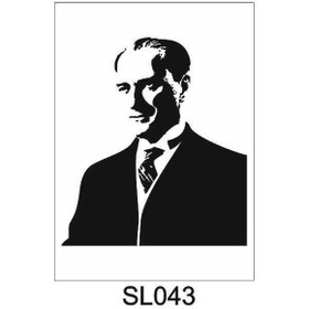 Resim Siluet Desenler Stencil Şablon 30X30 Sl-043 