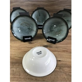 Resim Bonna Porselen Madera Serisi 6’lı 16 cm Çorba Kasesi 