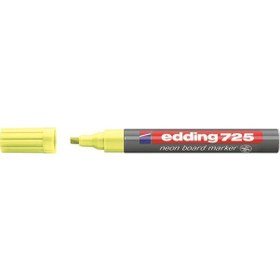 Resim Edding 725 Sarı Neon Tahta Kalemi Kesik Uç 