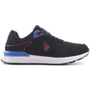 Resim U.s.polo Assn.martın 4fx Siyah Kırmızı Comfort Casual Spor Ayakkabı Siyah 