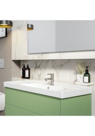 Resim Cerastyle Turkuaz Arya Etajer Uyumlu Lavabo 80 x 45 CM 