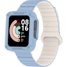 Resim Maxisepet Xiaomi Redmi Watch 2 Silikon Kordon Krd-105 Strap Kayış-mavi-starlight 