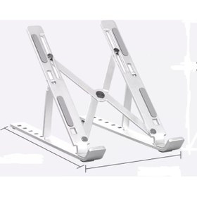 Resim Alüminyum Manyetik Katlanabilir Ayarlı Dizüstü Laptop Standı At-03 